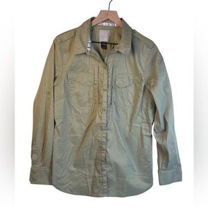 511 Tactical Women’s Spitfire Shooting Olive Shirt Size Large